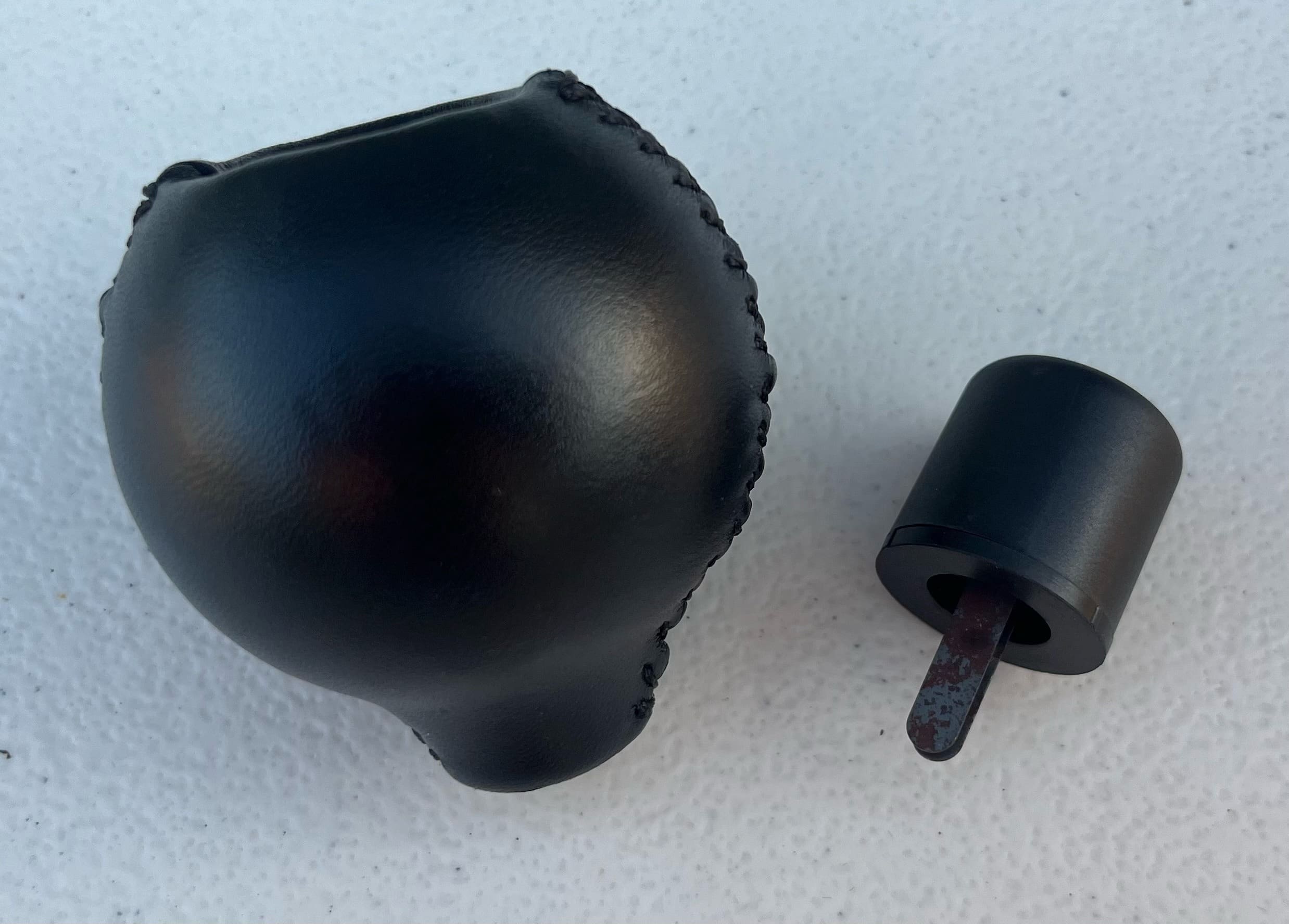 82-87 Camaro leather wrapped shifter knob (auto trans) NEW!!