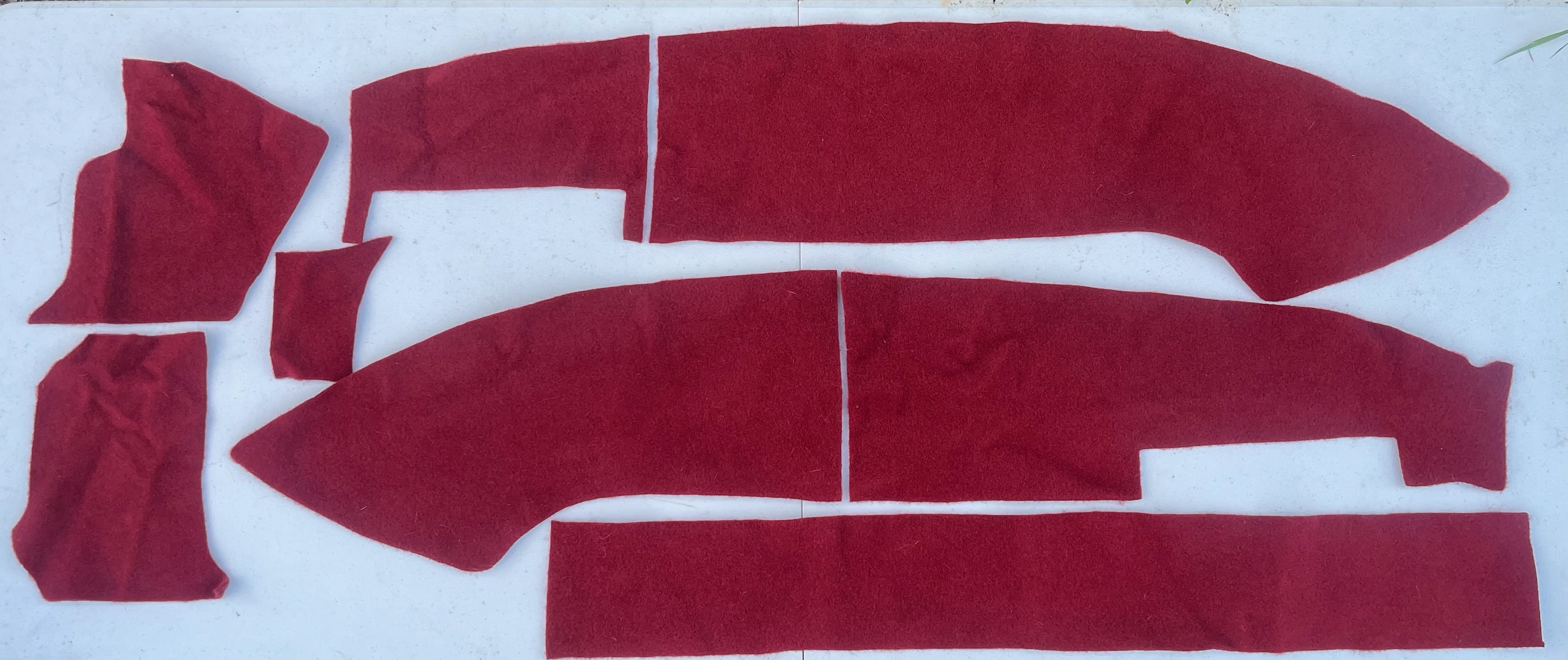 82-92 Camaro/Firebird carpet kit for interior plastic (red)