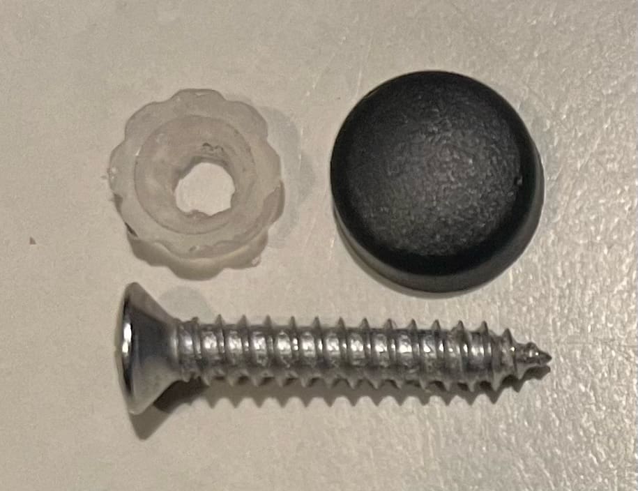 87-92 Trans Am/GTA seat screw with cover