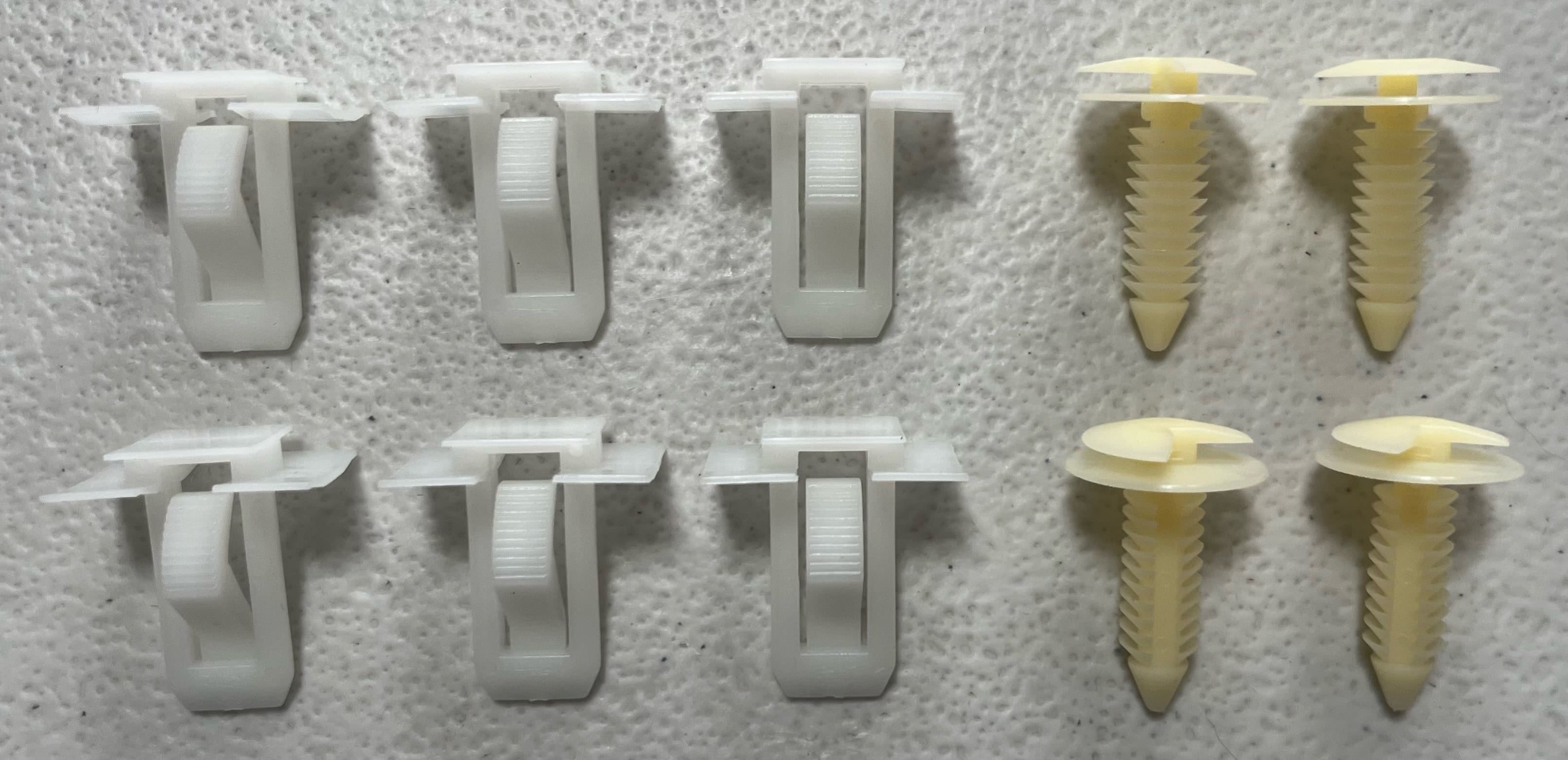 82-92 Camaro/Firebird A-pillar trim clip set (hardtop)