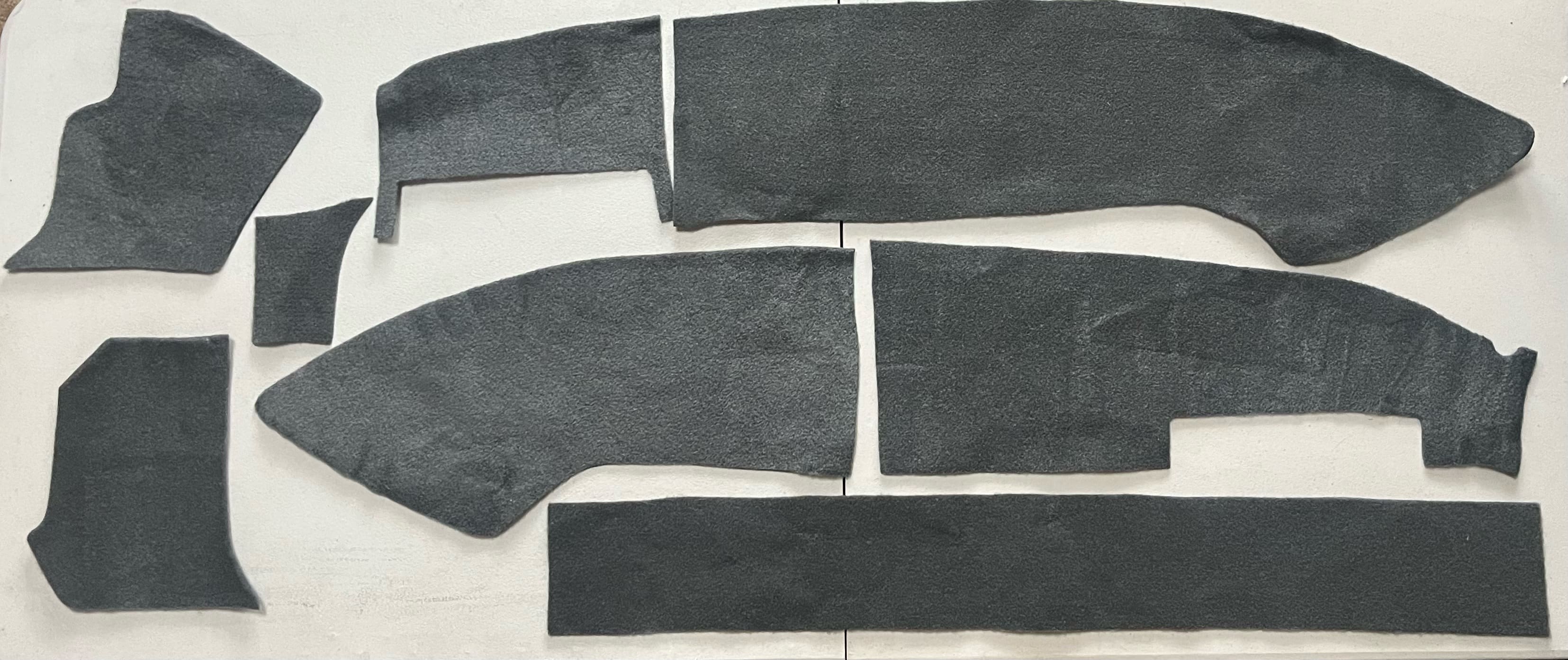 82-92 Camaro/Firebird carpet kit for interior plastic (medium dark gray)