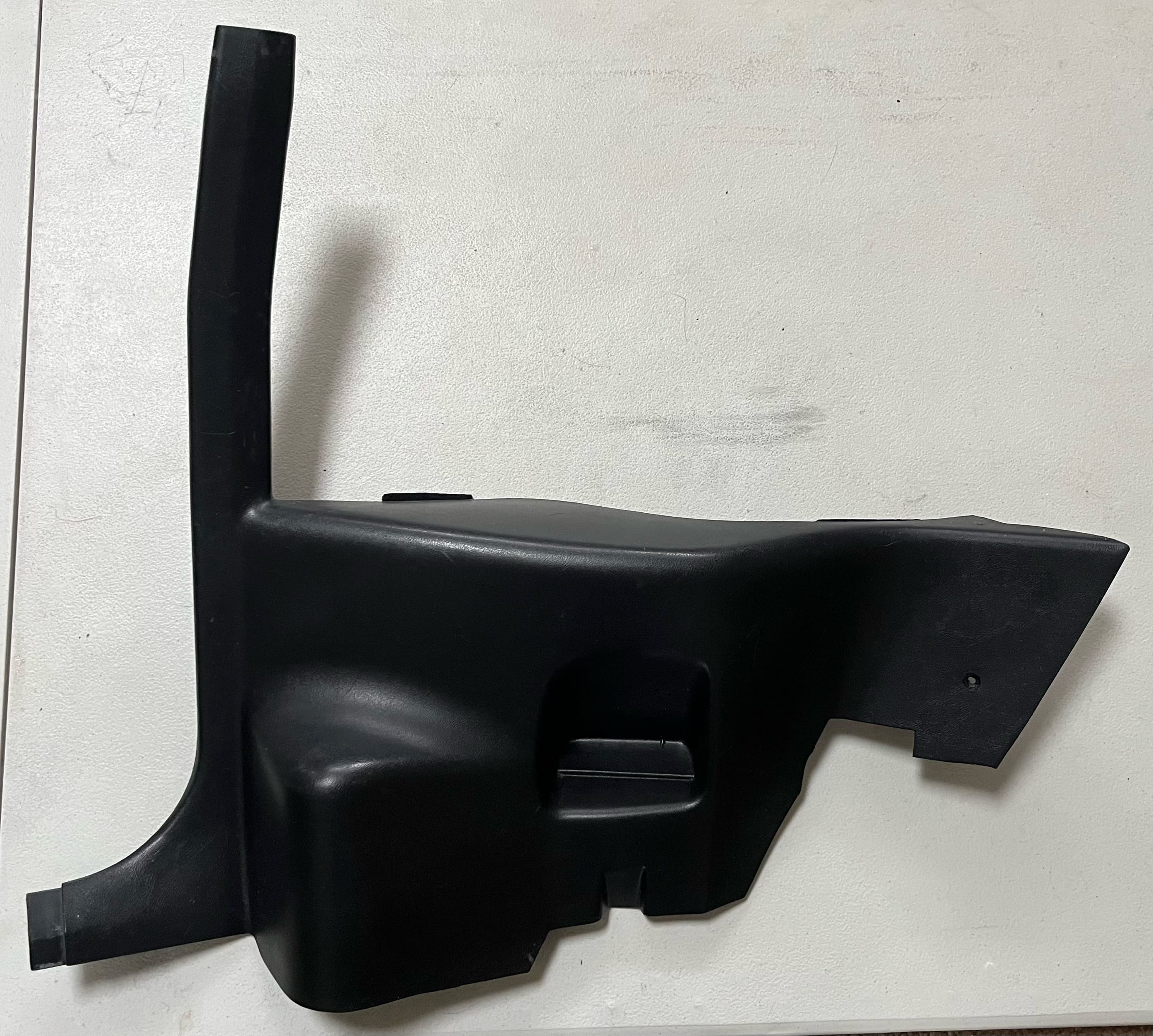 89-92 Camaro/Firebird black rear lower interior trim piece (Passenger)