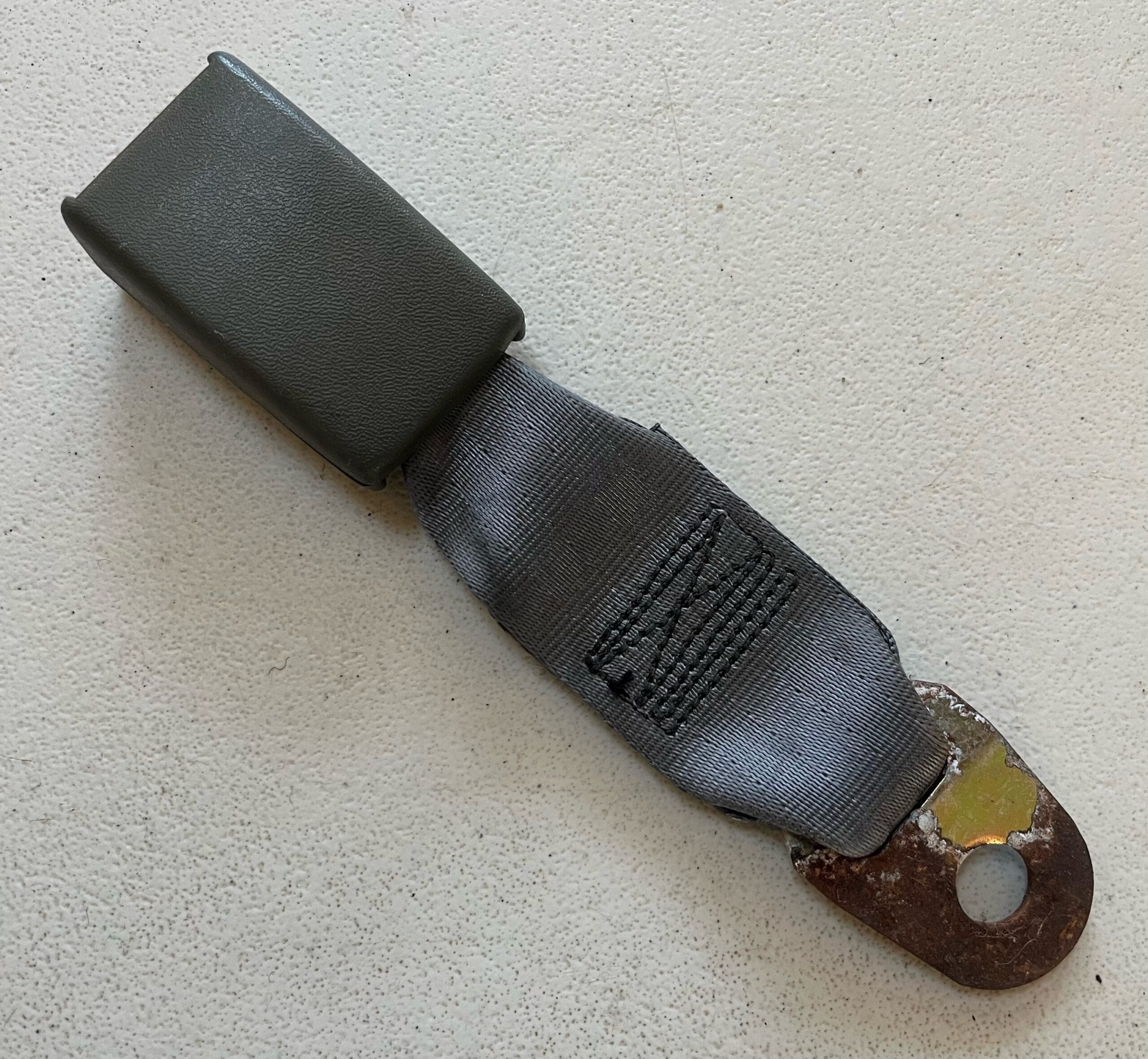82-92 Camaro/Firebird gray rear seat belt receiver
