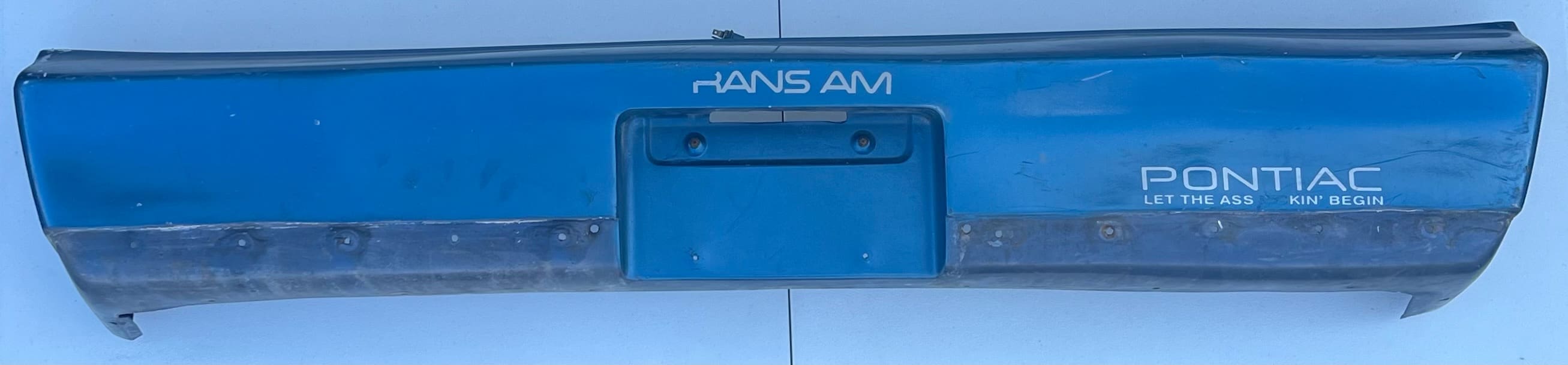 83-84 Trans Am rear bumper cover (ground effects)