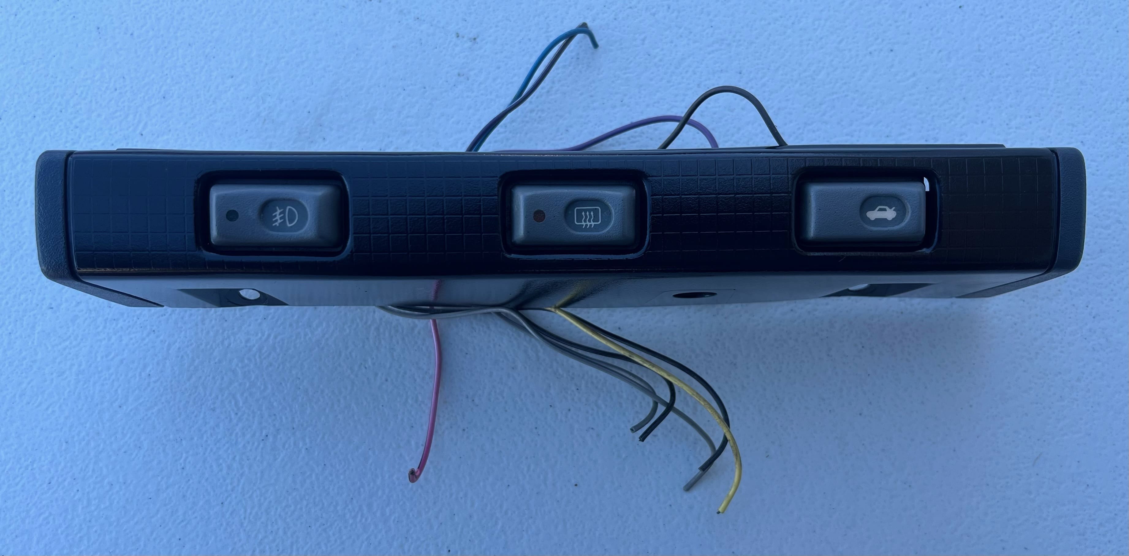 90-92 Firebird dash switch panel (three switch)
